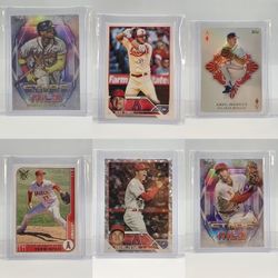 Shohei Trout Acuna jr Mantle Cal Ripken 15 Card Lot