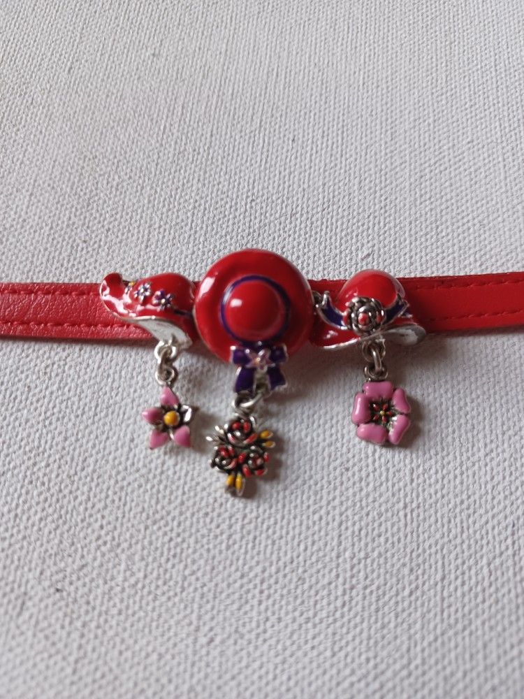 Red Charm Bracelet