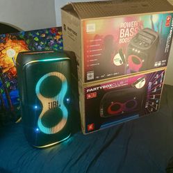 JBL (Partybox Live 120) Portable Bluetooth Speaker ~ Wireless Mic, LED Lights, Karaoke & Long Battery Life