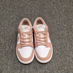 W Nike Dunk Low Rose Whisper White Sneakers DD1503-118 Women's 10.5