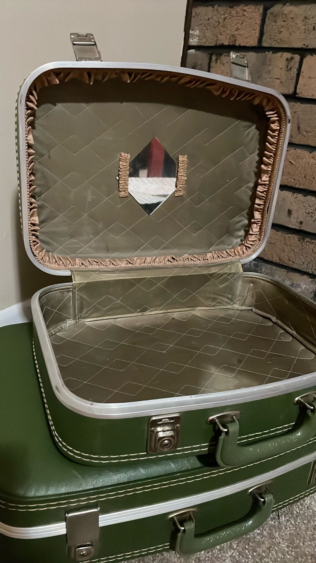 Set Of Two Classic Suitcases.