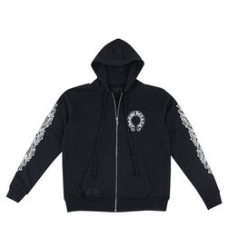 Brand New Authentic Black & White Chrome Hearts Hoody