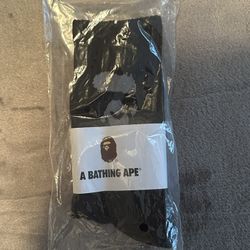 A Bathing Ape Black Socks 