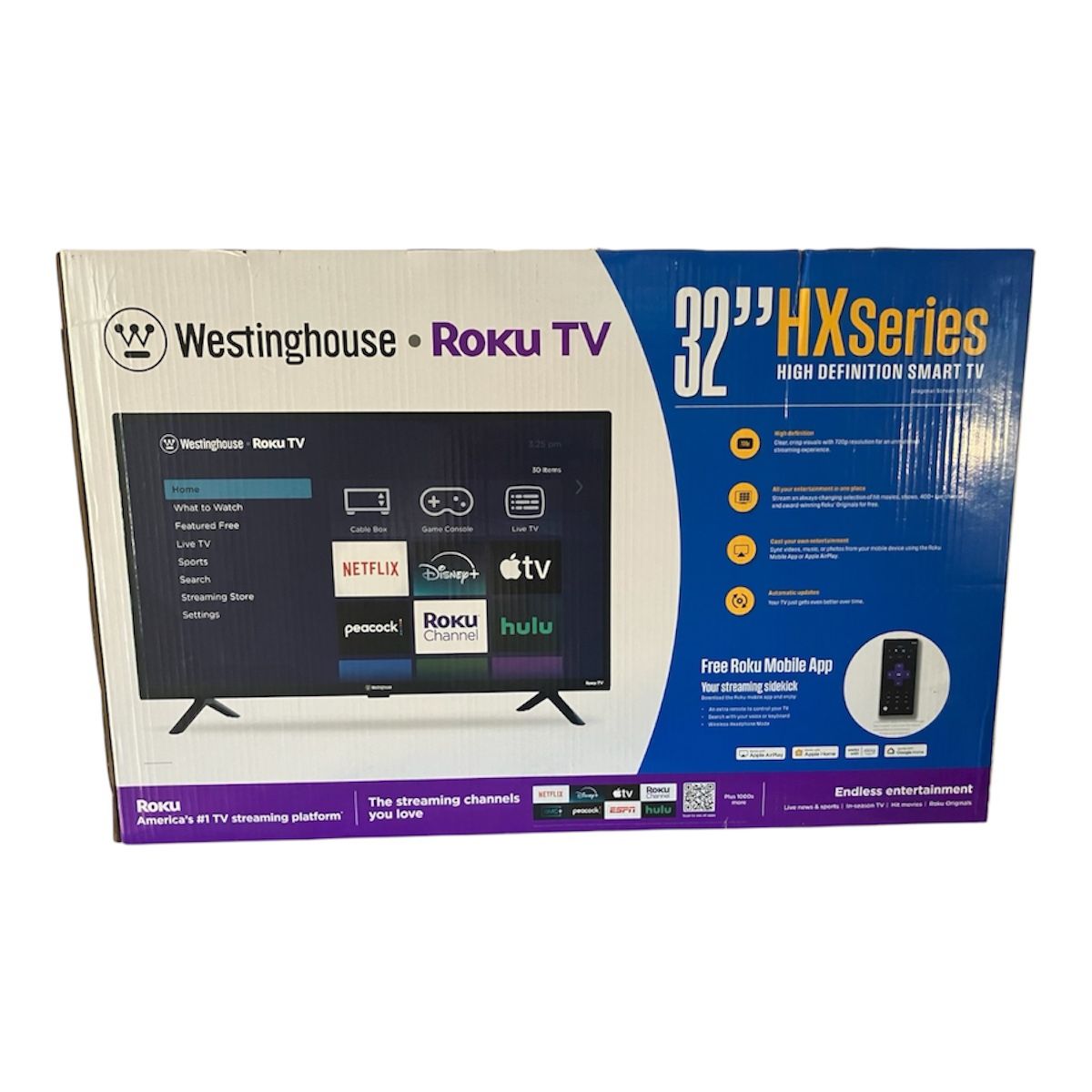 Westinghouse 32” Roku Smart TV – Brand New in Box