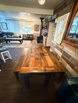 FREE kitchen table with bench seating