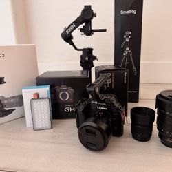 Brand new Panasonic Lumix GH7 5.7K60-25MP CAMERA BUNDLE