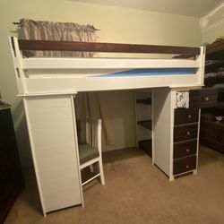 Solid Wood Farmhouse Loft/Bunk Bed