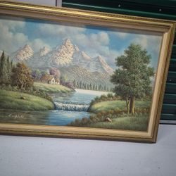 Original Campbell Oil Painting 
