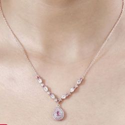 Premium Mahenge Spinel, pink sapphire & zircon Necklace - new!