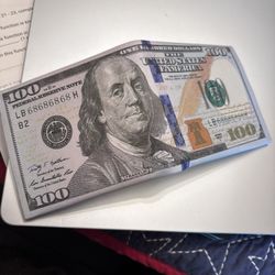 100 Dollar Bill Wallet 
