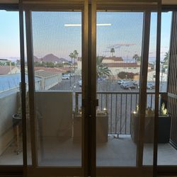 2 Screen Doors 94 1/4 x 31 1/2