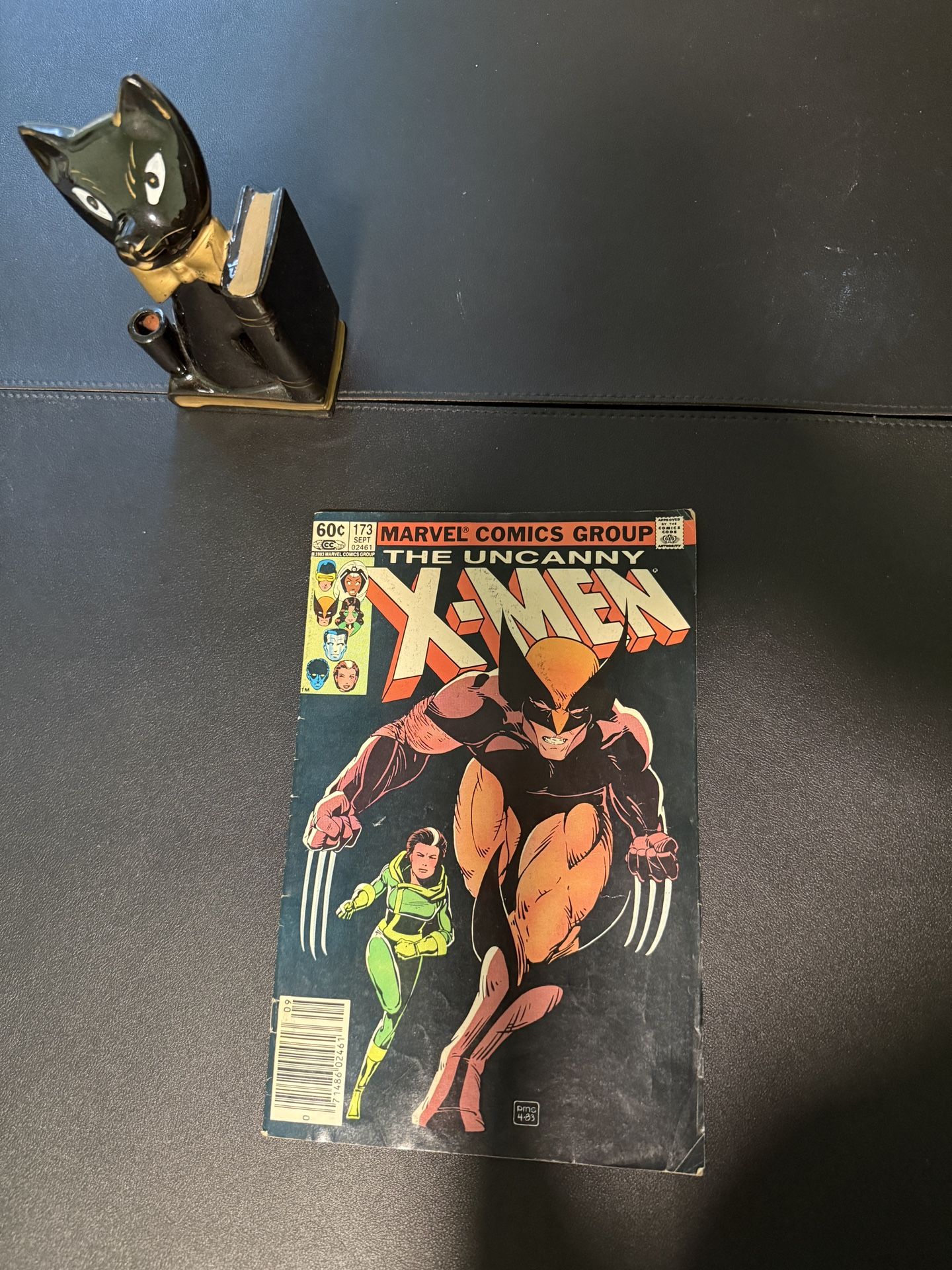 Marvel 1983 Uncanny X-Men #173 Wolverine & Rogue Comic, 7x10”