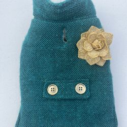 Small Green Dog Sweater