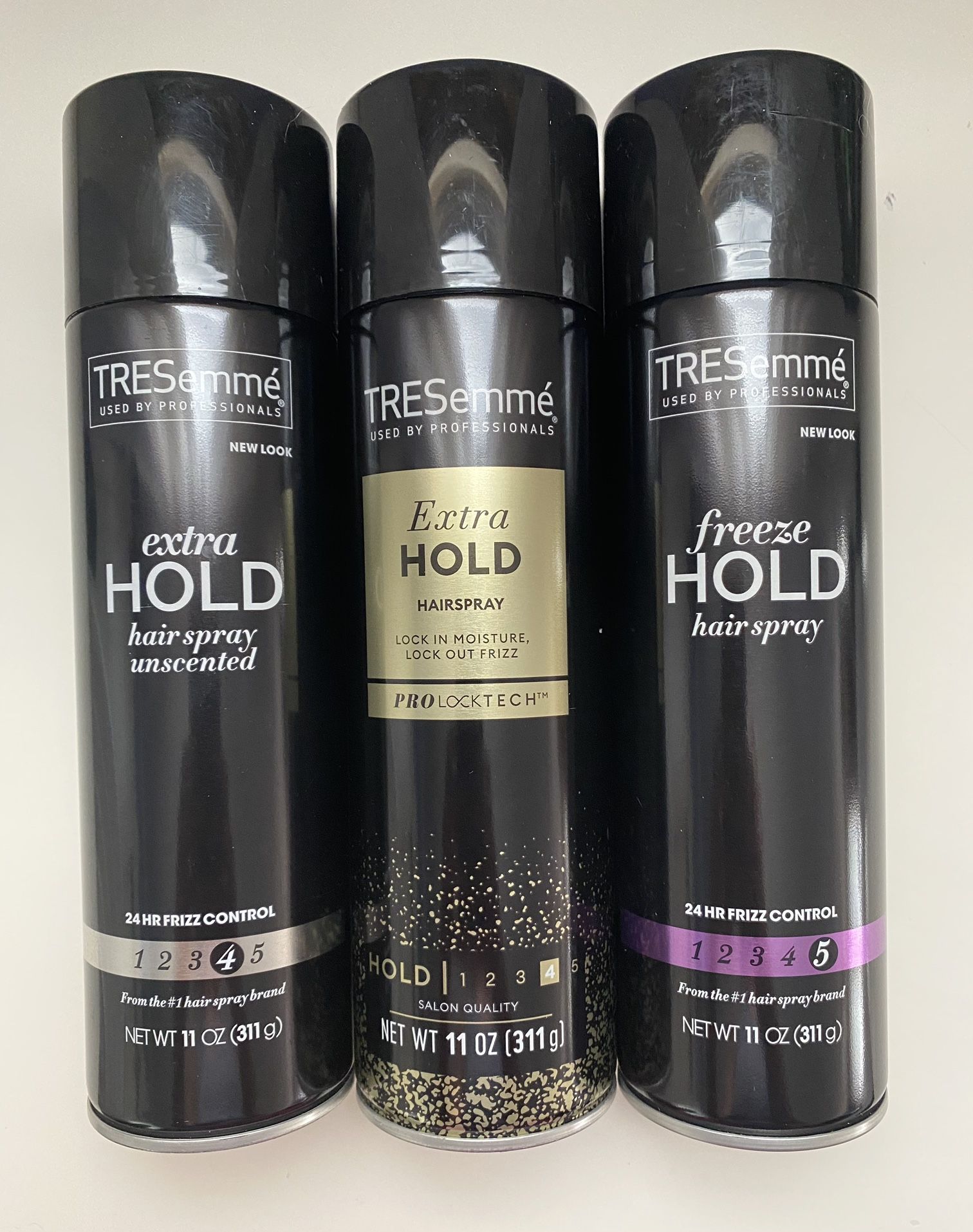 Tresemme hairspray $3 each or 2/$5