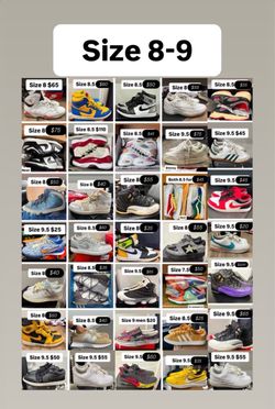 Jordan’s Nikes & more cheap sizes 8, 8.5, 9, 9.5
