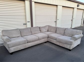 Light Gray Ashleys Furniture Sectional(WILL DELIVER)