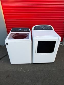 Whirlpool Top Load Washer And Electric Dryer