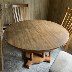 Dining Room Table And 4 Chairs