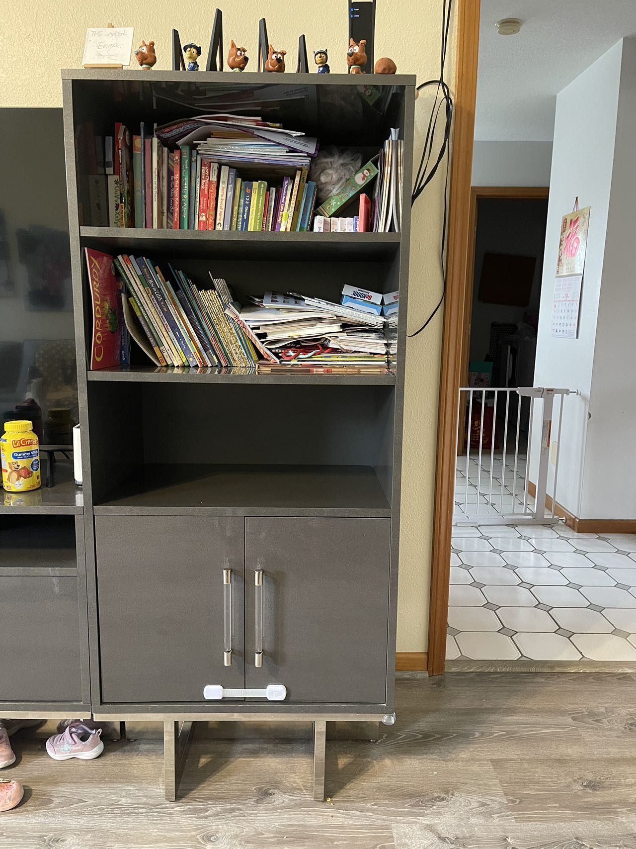 TV Stand, Book Shelves 