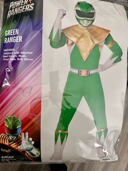 Spirit Adult Medium Green Power Ranger Costume