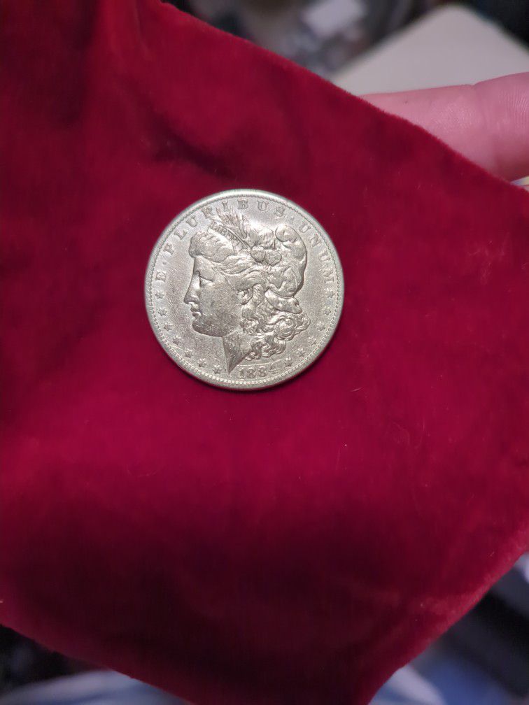 1884 More Than Silver Dollar And Extremely Fine Condition