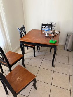 Free take with 4 chairs. You just pick up.