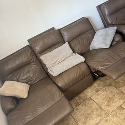 Leather Couch 