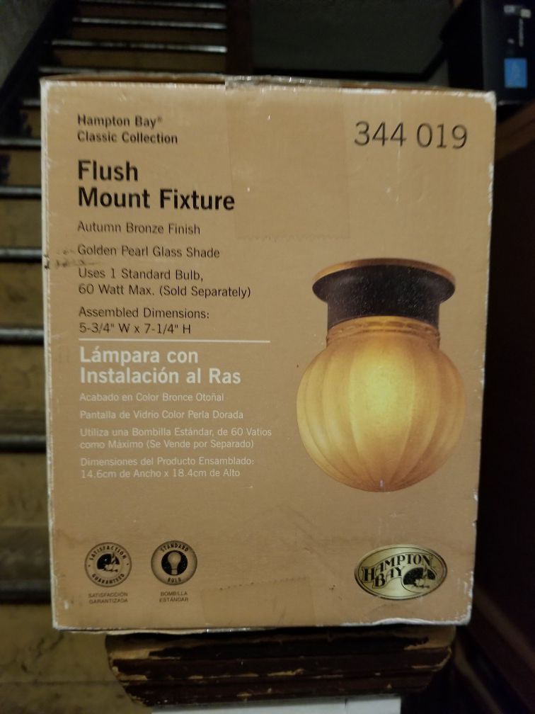 NEW Hampton Bay Light Fixture - $20 (Sunnyside, Queens)