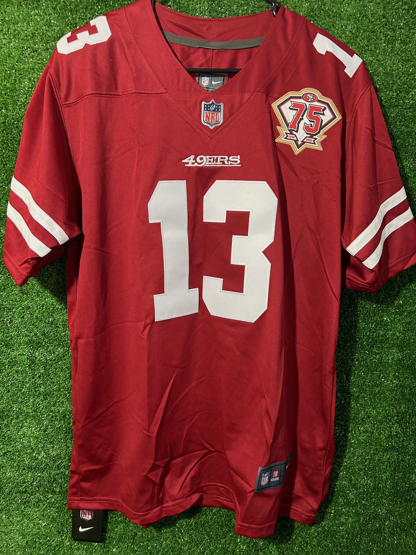 BROCK PURDY SAN FRANCISCO 49ERS NIKE JERSEY BRAND NEW WITH TAGS SIZES MEDIUM, LARGE AND XL AVAILABLE