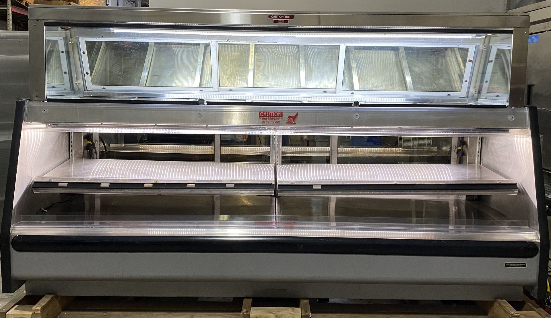 Custom Deli's 8FT 7-Pan/Well Hot Food Merchandiser