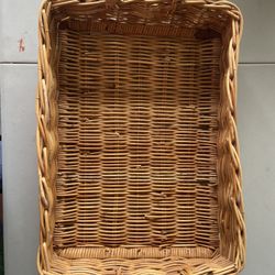 Large Wicker Accent Basket