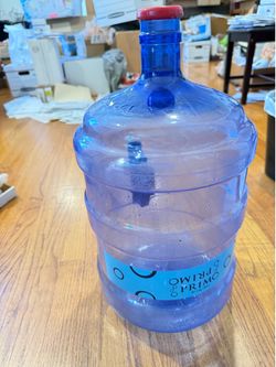Used 5-Gallon Water Bottles with Caps