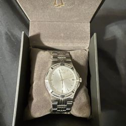 Bulova Diamond Bezel Stainless
