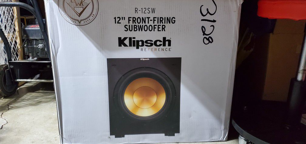 Klipsch 12sw SUB.     NEW IN BOX NEVER USED