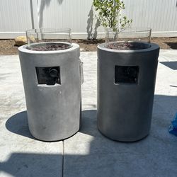 Propane Fire Pits Set.