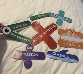 7 Pieces Math Signs Magnetic