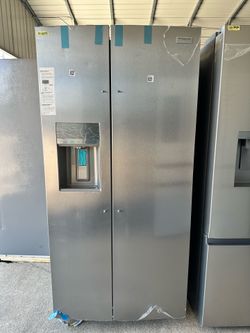 FRIGIDAIRE GALLERY 33” STAINLESS STEEL SIDE BY SIDE FRIDGE✨WARRANTY✨DELIVERY✨