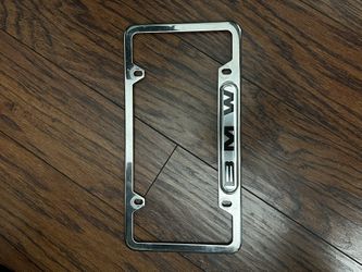 BMW Silver Plate Frame