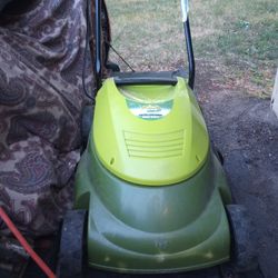 Sun Electric Lawn Mower, Quiet, Eco-friendly Works Great, $49