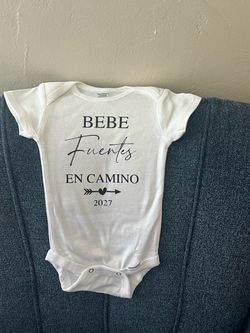 Custom Baby Announcement Onesie