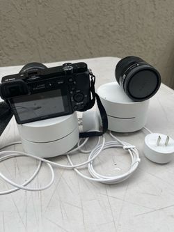 Sony Alpha a6000 Mirrorless Camera, w/ 16-50mm & 1.8-50mm SEL50F18 Lenses, Black