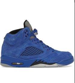 Jordan 5 Retro Blue Suede In Size 11.5 