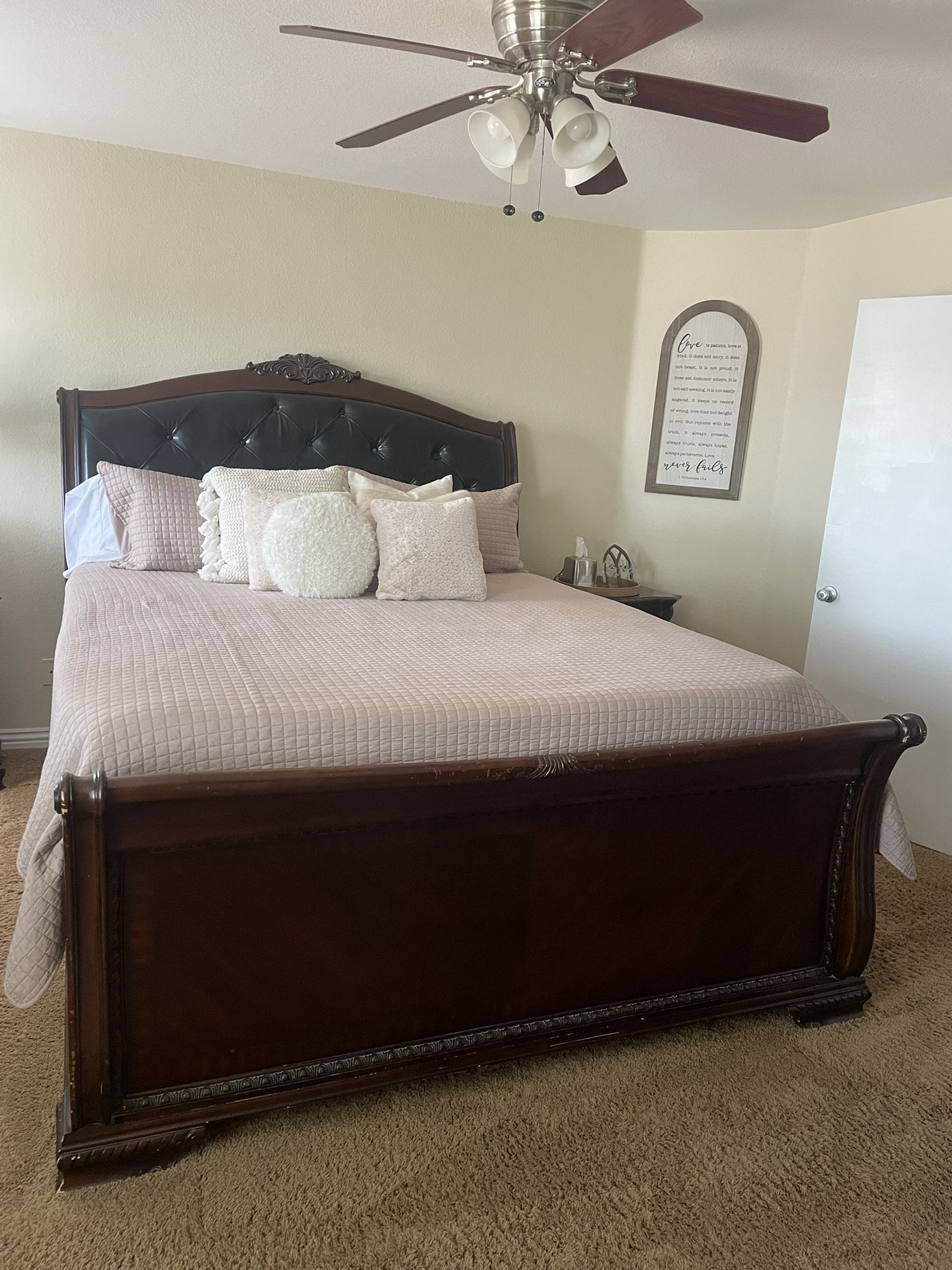 Cal King Bedroom Set (cherrywood) 5 Piece