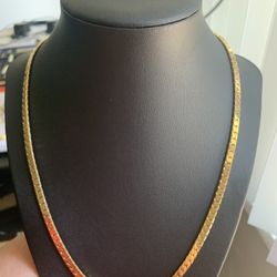 20 Inch Gold Tone Chain