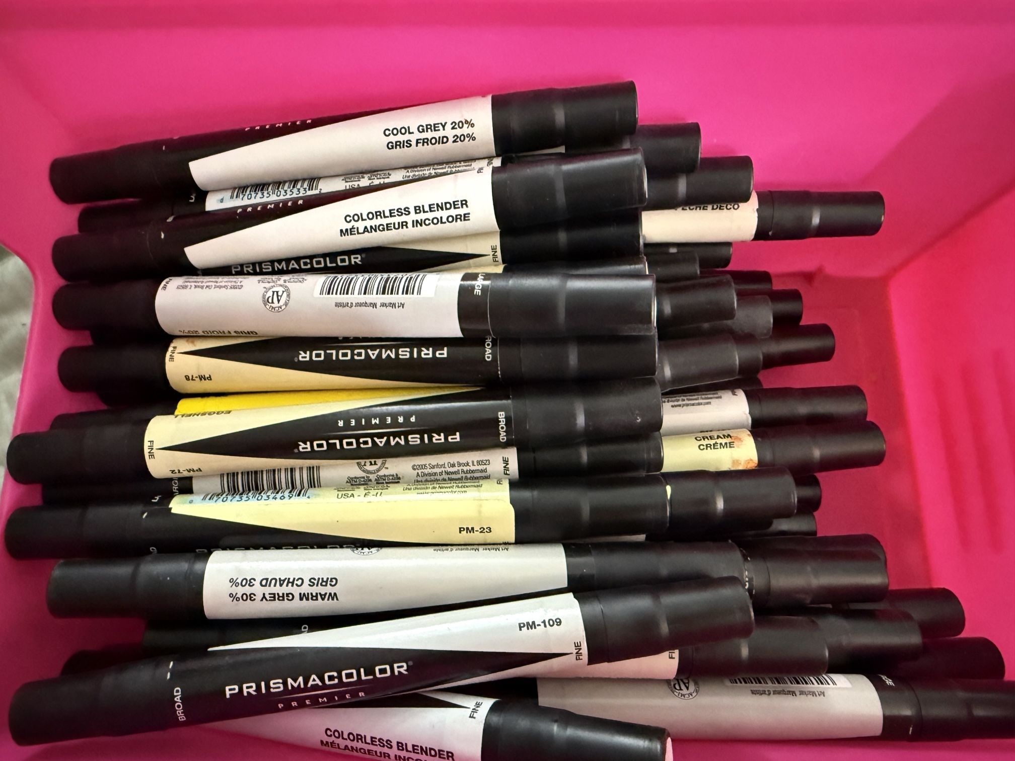 Huge Lot of Prismacolor & Tombow Markers – Mixed Condition