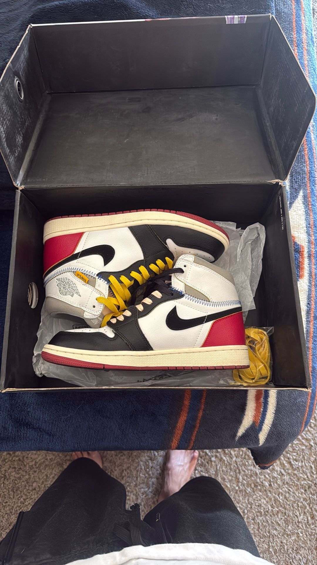 Jordan 1 Union Black Toe