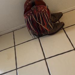 American Fringe Cowgirl Boots 