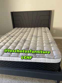 Queen bed and mattress