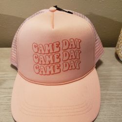 New Game Day Cap In Light Pink