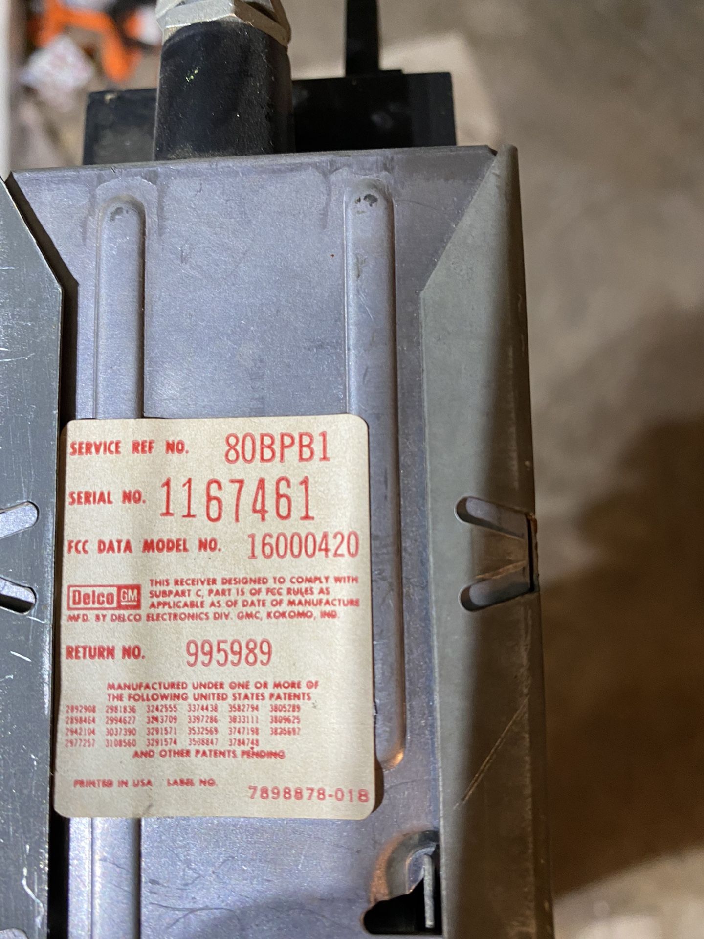 Vintage DelcoGM Radio